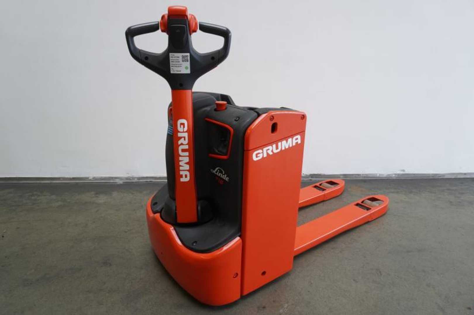 Used Forklift Linde T 16 1155-00 Žemo kėlimo krautuvas su grąžulu (Image 1)