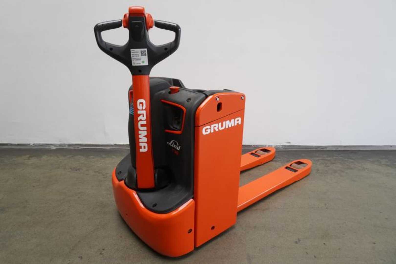 Used Forklift Linde T 16 1155-00 Žemo kėlimo krautuvas su grąžulu (Image 1)