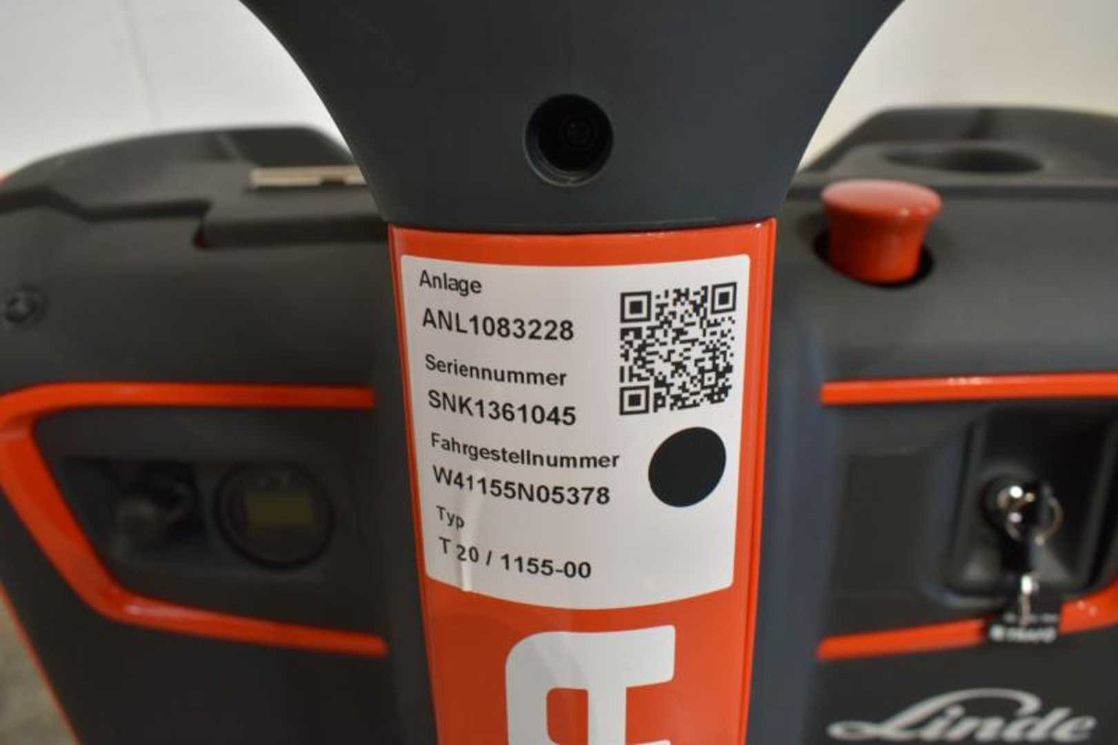 Used Forklift Linde T 20 1155-00 Žemo kėlimo krautuvas su grąžulu (Image 5)