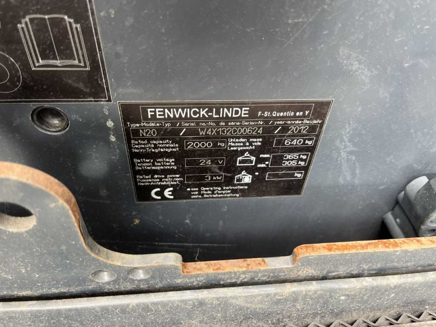 Used Forklift Linde N20 Žemo kėlimo krautuvas su grąžulu (Image 4)