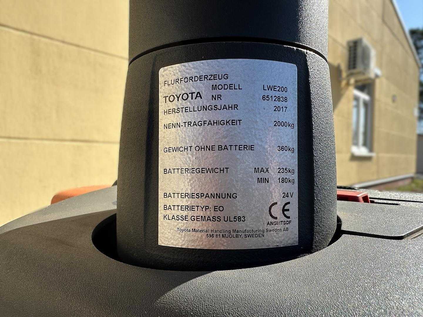Used Forklift Toyota BT Levio LWE 200 Žemo kėlimo krautuvas su grąžulu (Image 3) Used Forklift Toyota BT Levio LWE 200 Žemo kėlimo krautuvas su grąžulu (Image 3)