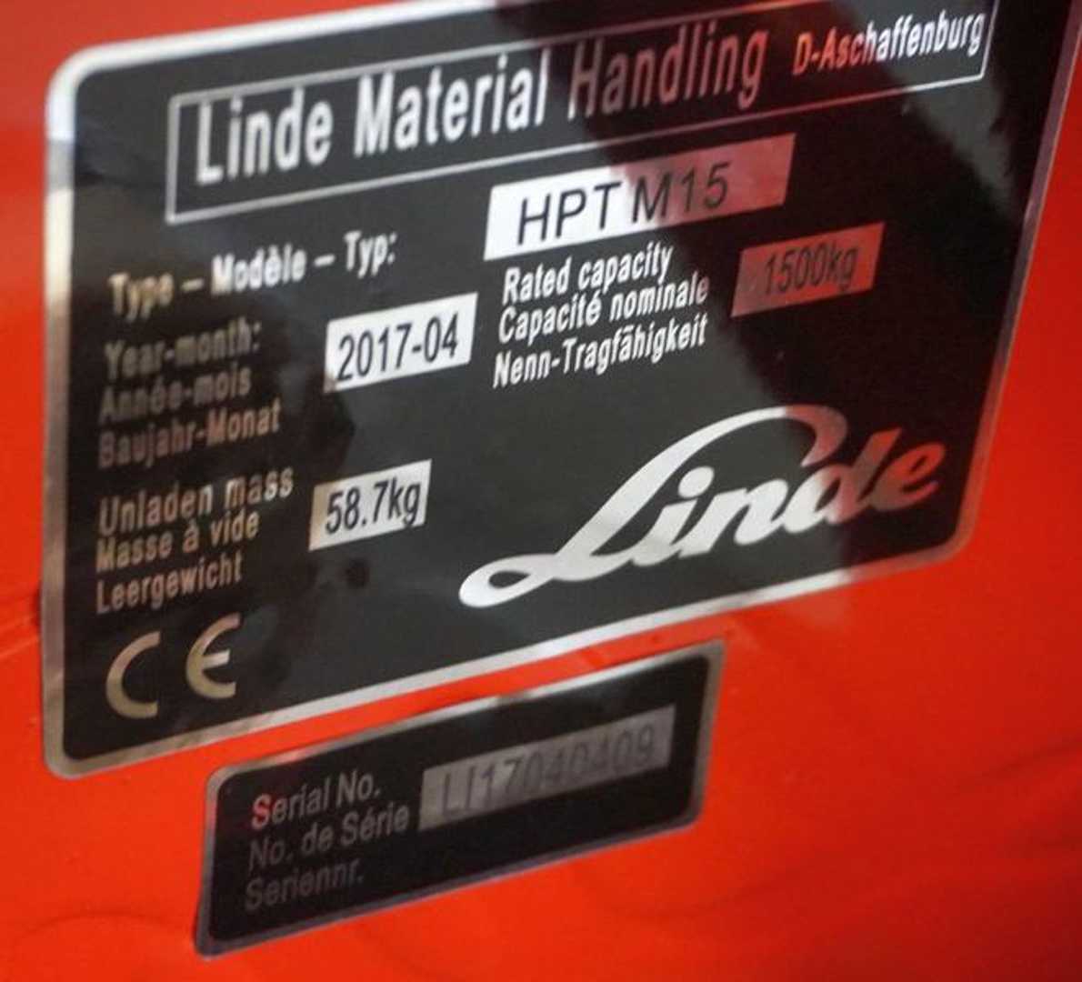 Used Forklift Linde HPT M 15 Žemo kėlimo krautuvas su grąžulu (Image 3) Used Forklift Linde HPT M 15 Žemo kėlimo krautuvas su grąžulu (Image 3)