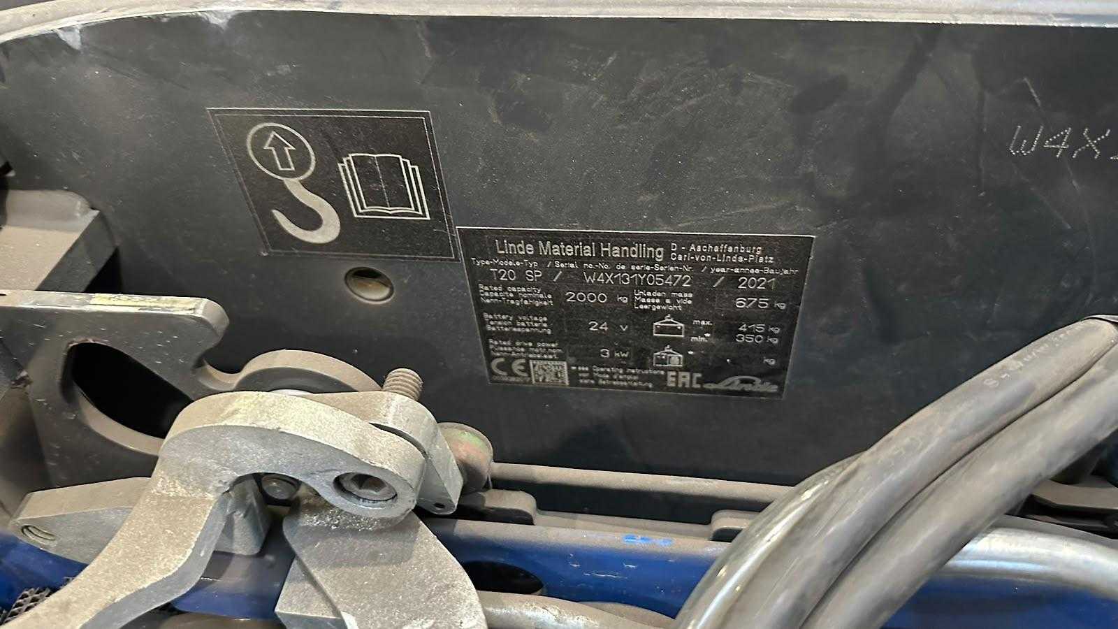 Used Forklift Linde T 20 SP Žemo kėlimo krautuvas su vairuotojo stovu (ar keleivio platforma) (Image 2)