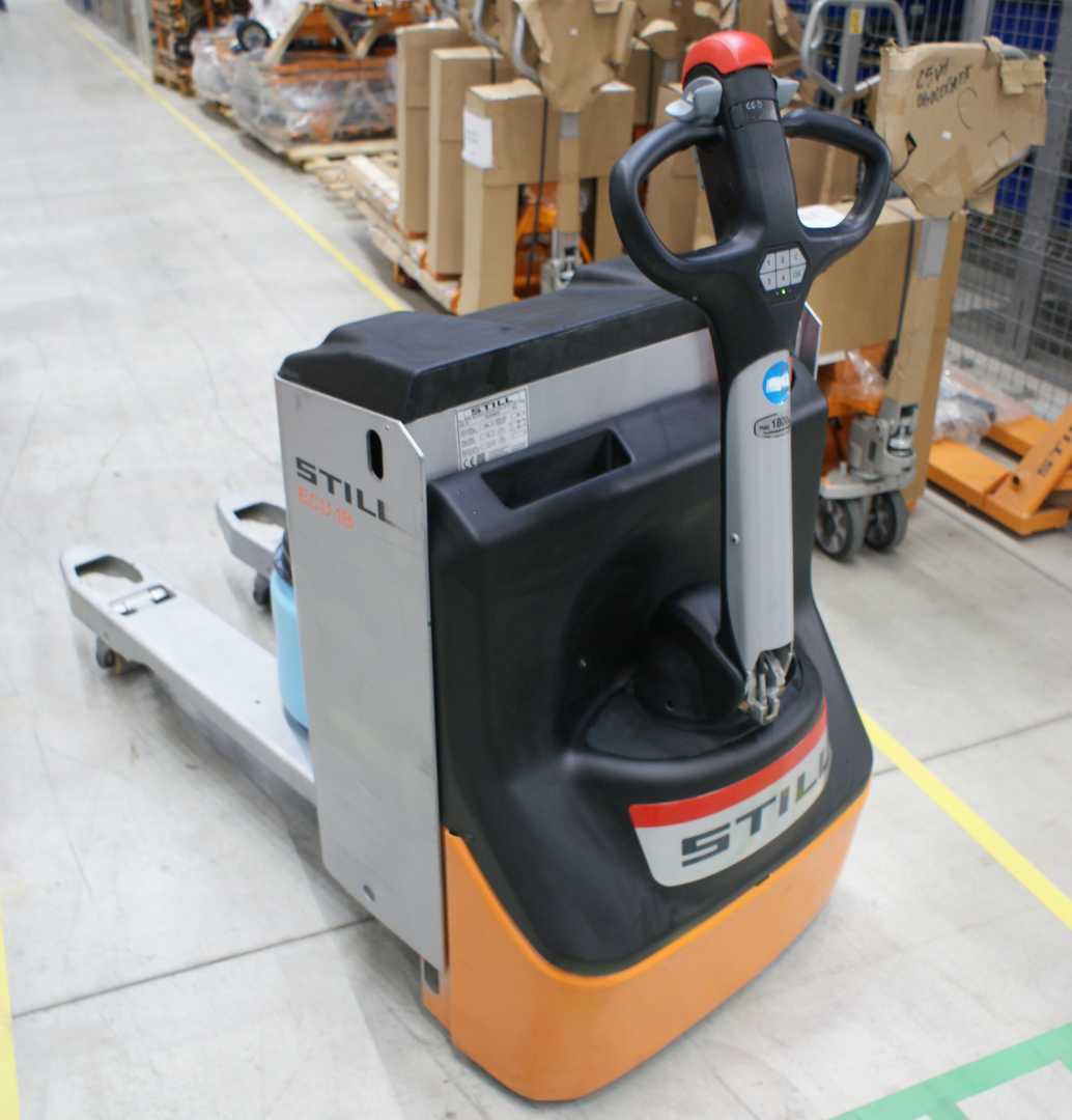 Used Forklift STILL ECU18 Žemo kėlimo krautuvas su vairuotojo stovu (ar keleivio platforma) (Image 2) Used Forklift STILL ECU18 Žemo kėlimo krautuvas su vairuotojo stovu (ar keleivio platforma) (Image 2)