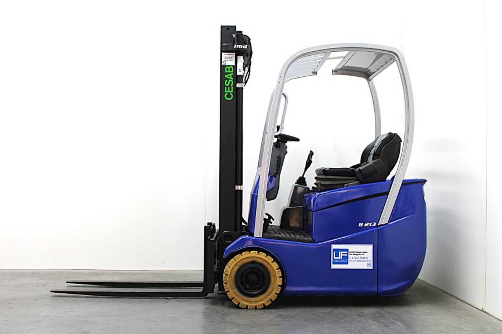 Used Forklift Cesab B 213 3 riteņu dakšu iekrāvējs (Image 1) Used Forklift Cesab B 213 3 riteņu dakšu iekrāvējs (Image 1)