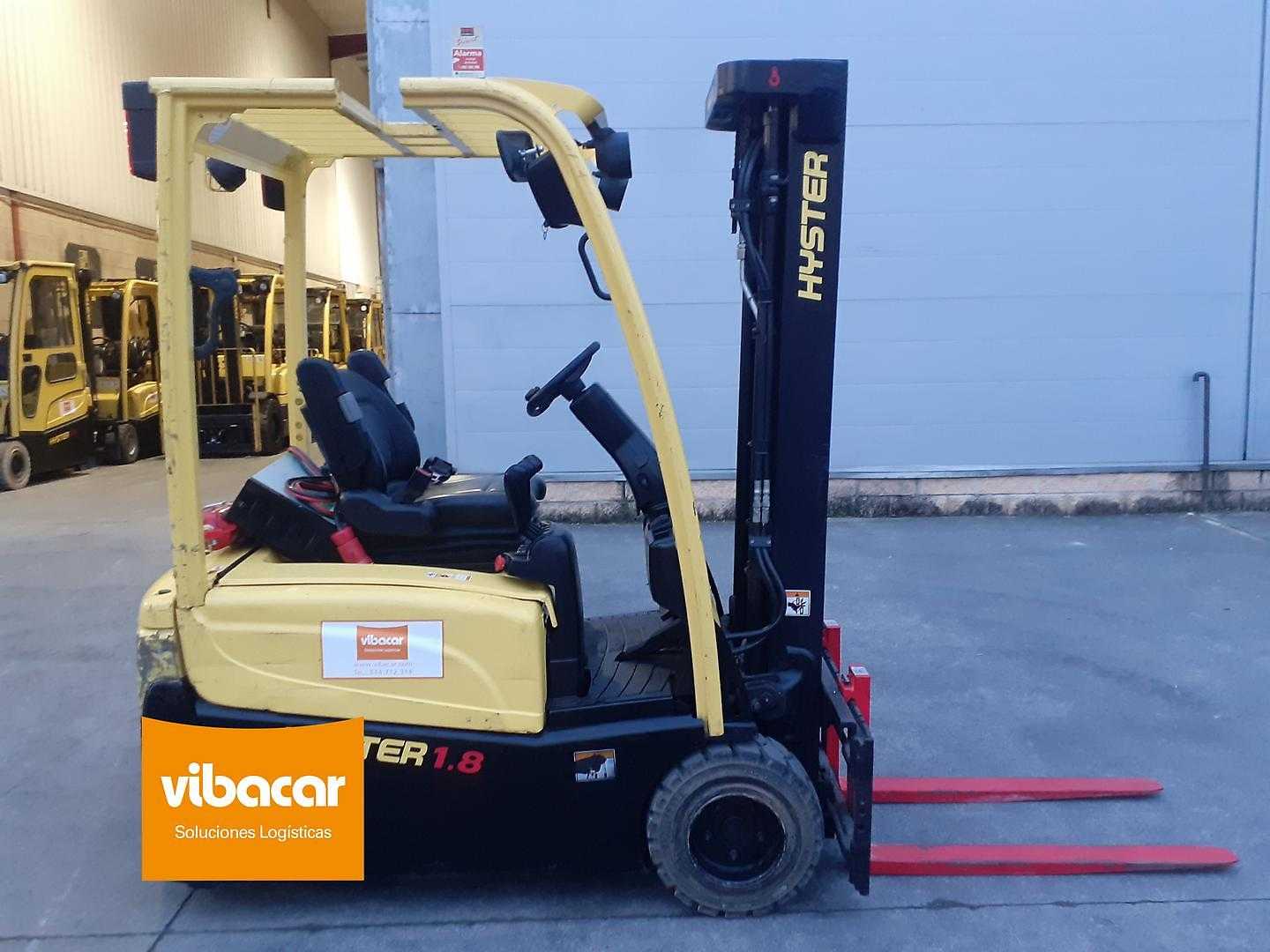 Used Forklift Hyster J1.8XNT MWB 3 riteņu dakšu iekrāvējs (Image 1) Used Forklift Hyster J1.8XNT MWB 3 riteņu dakšu iekrāvējs (Image 1)