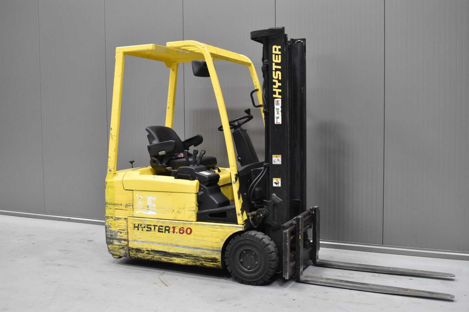 Used Forklift Hyster J 1.60 XMT /54748/ 3 riteņu dakšu iekrāvējs (Image 1)