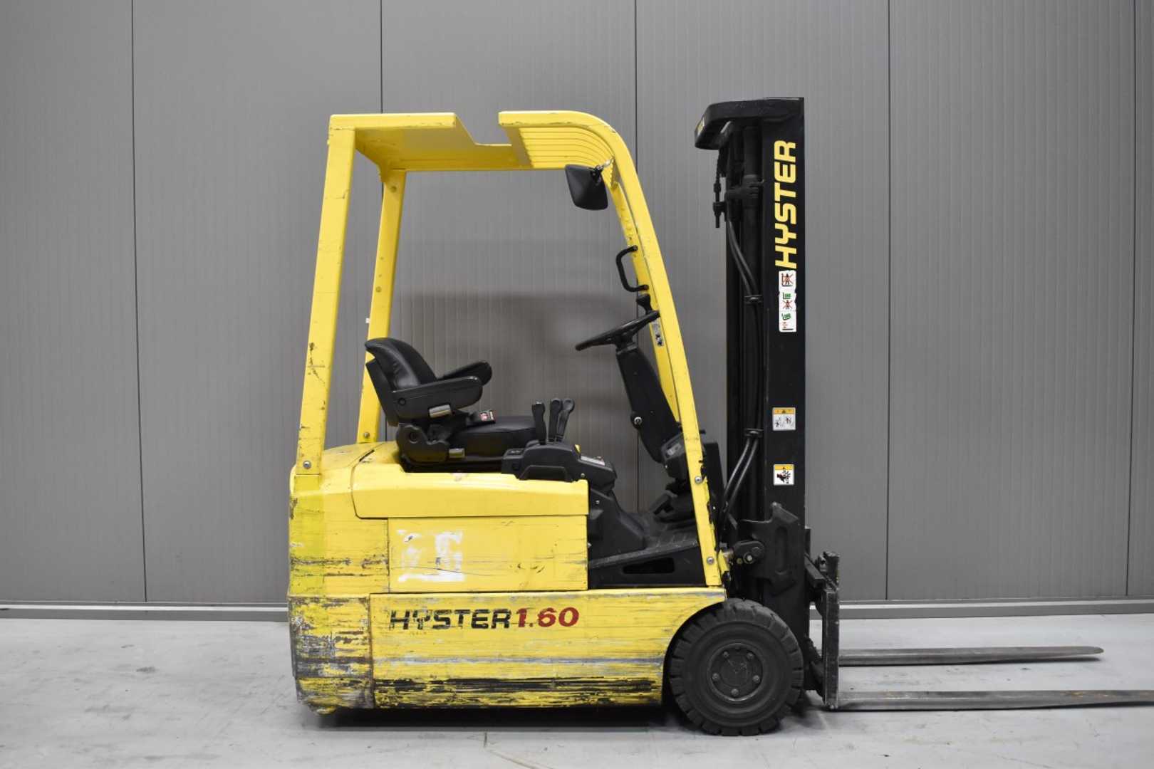 Used Forklift Hyster J 1.60 XMT /54748/ 3 riteņu dakšu iekrāvējs (Image 3)