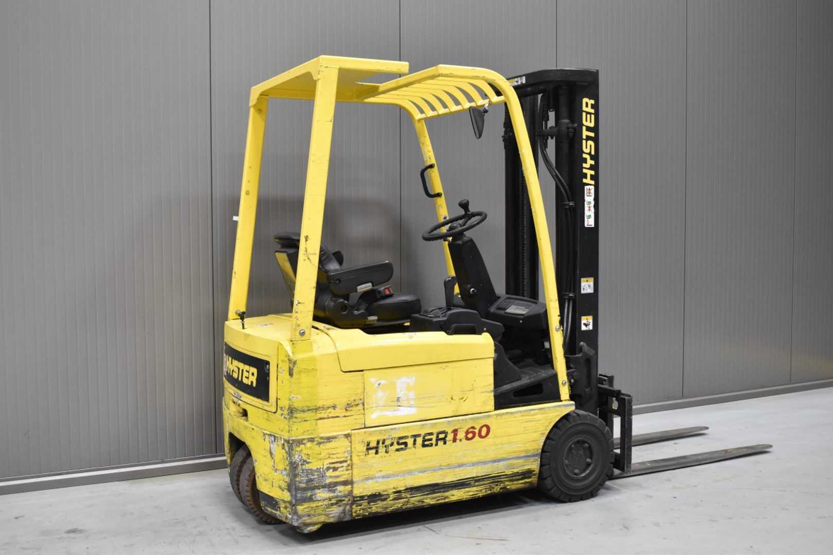 Used Forklift Hyster J 1.60 XMT /54748/ 3 riteņu dakšu iekrāvējs (Image 4)