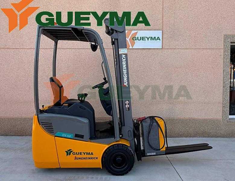 Used Forklift Jungheinrich EFG-110 3 riteņu dakšu iekrāvējs (Image 4) Used Forklift Jungheinrich EFG-110 3 riteņu dakšu iekrāvējs (Image 4)