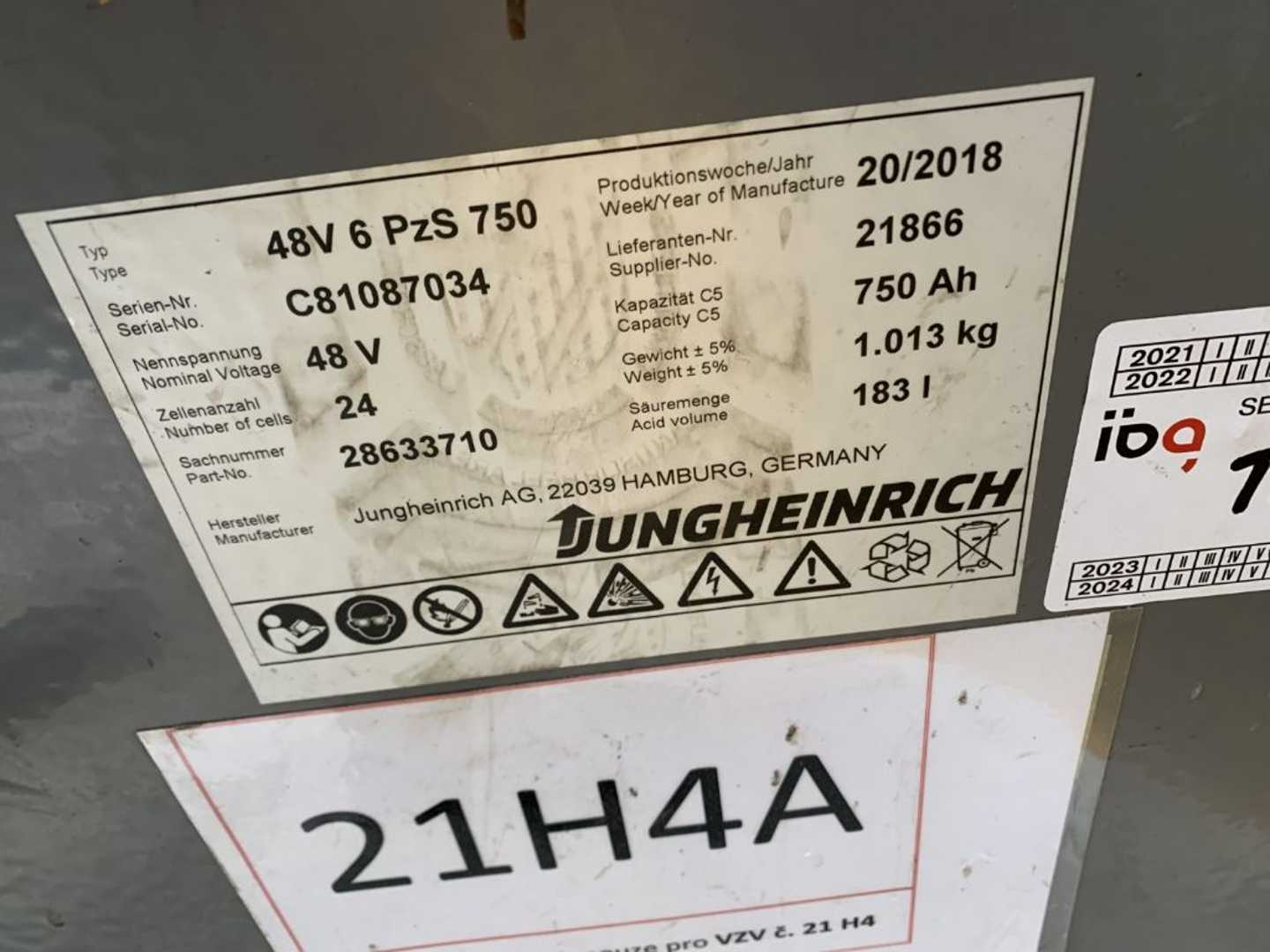 Used Forklift Jungheinrich EFG216 3 riteņu dakšu iekrāvējs (Image 5) Used Forklift Jungheinrich EFG216 3 riteņu dakšu iekrāvējs (Image 5)