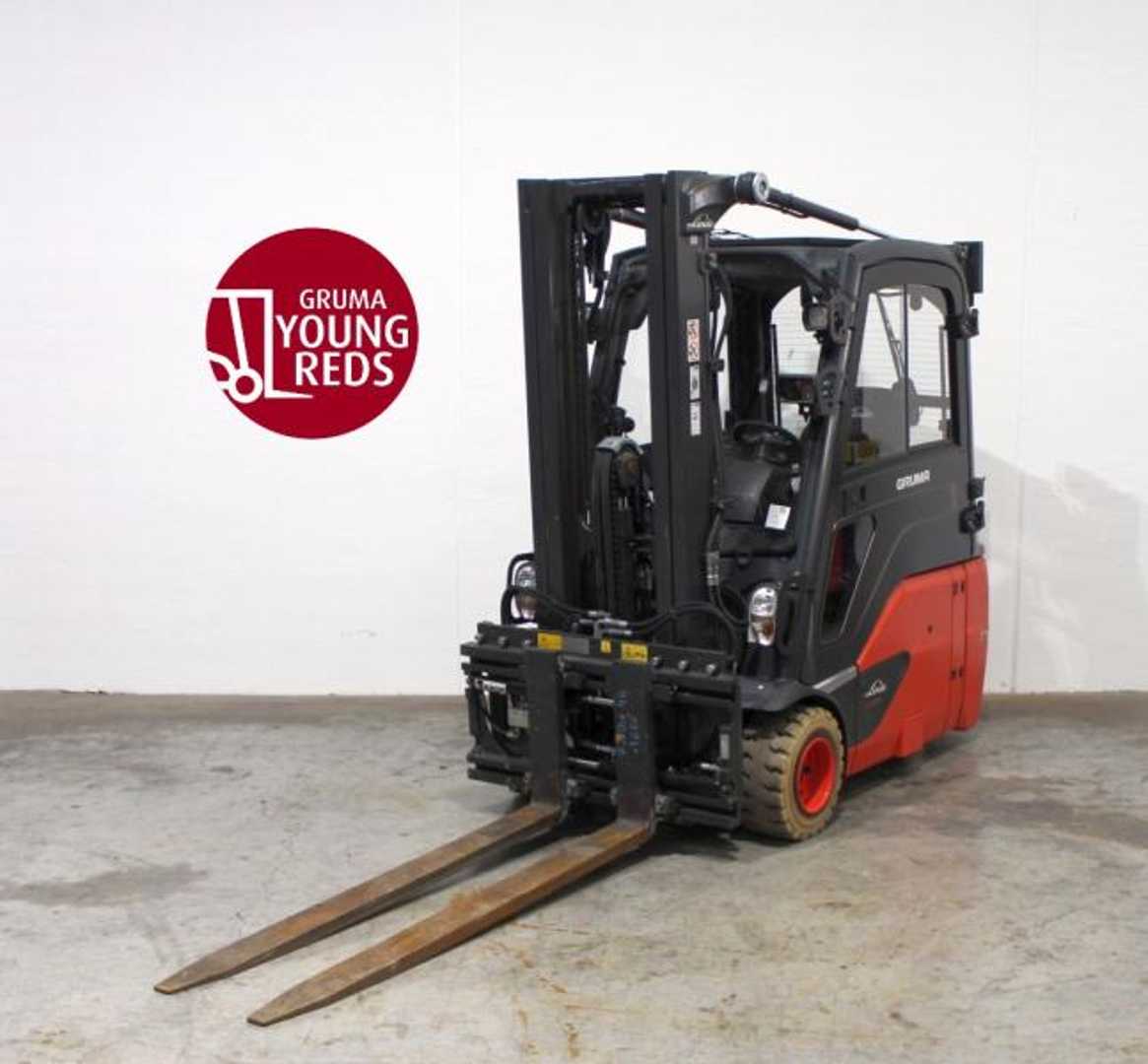 Used Forklift Linde E 18 L EVO 386-02 3 riteņu dakšu iekrāvējs (Image 1)