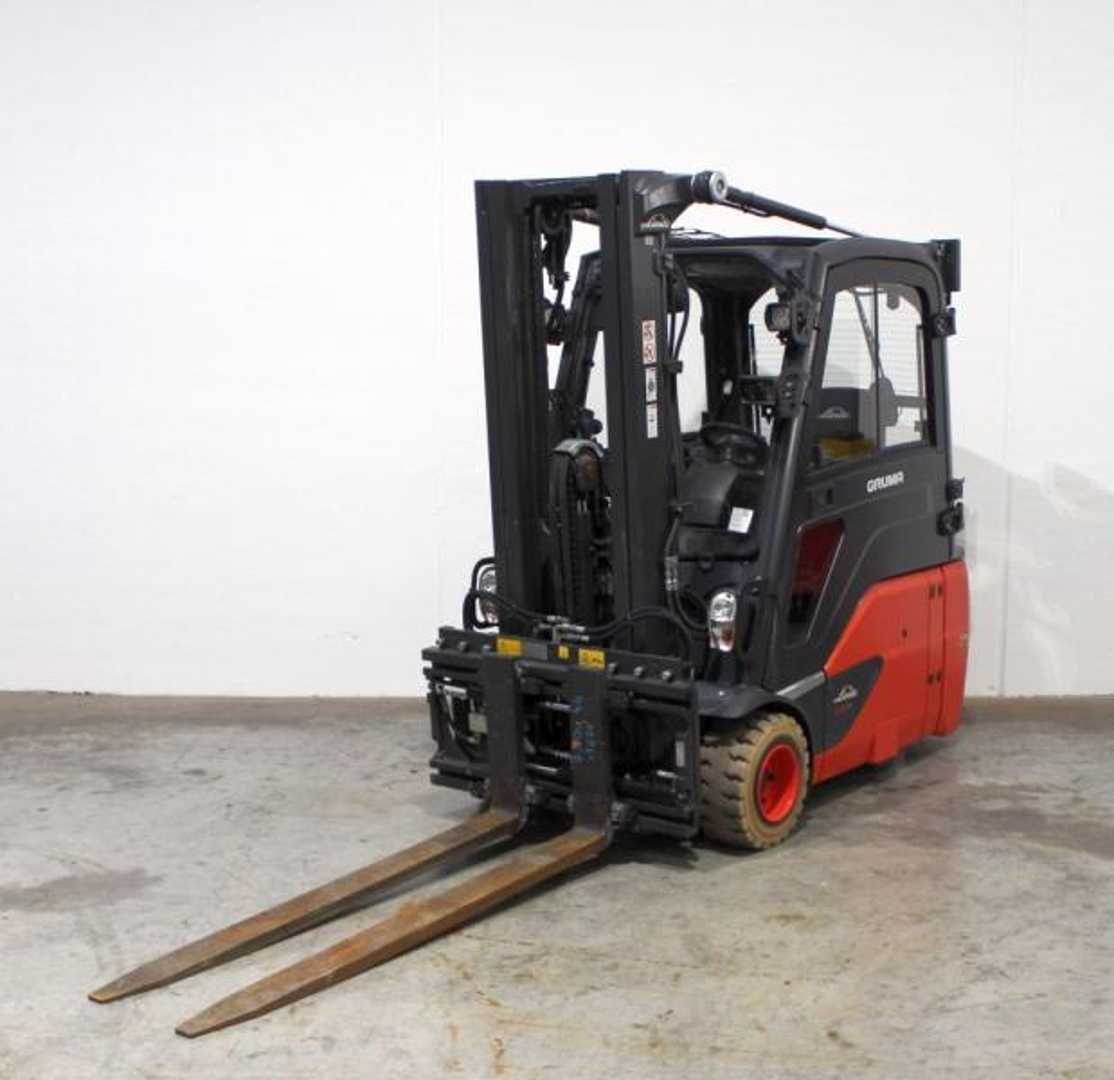 Used Forklift Linde E 18 L EVO 386-02 3 riteņu dakšu iekrāvējs (Image 10)