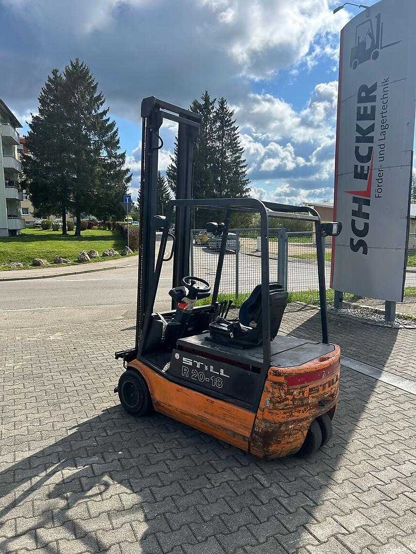 Used Forklift STILL R20-18 3 riteņu dakšu iekrāvējs (Image 2)