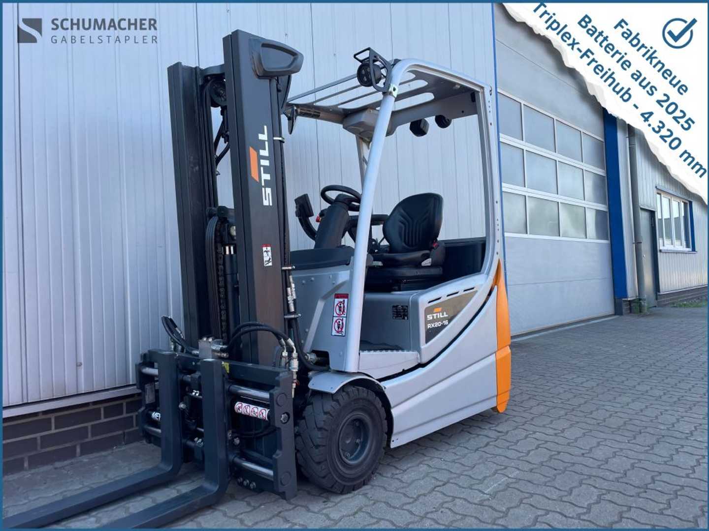 Used Forklift STILL RX20-16 | NEW BATTERY 2025 3 riteņu dakšu iekrāvējs (Image 1)