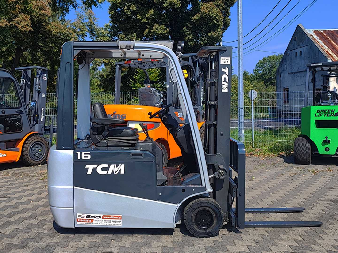 Used Forklift TCM AG1N1L16H 3 riteņu dakšu iekrāvējs (Image 3)