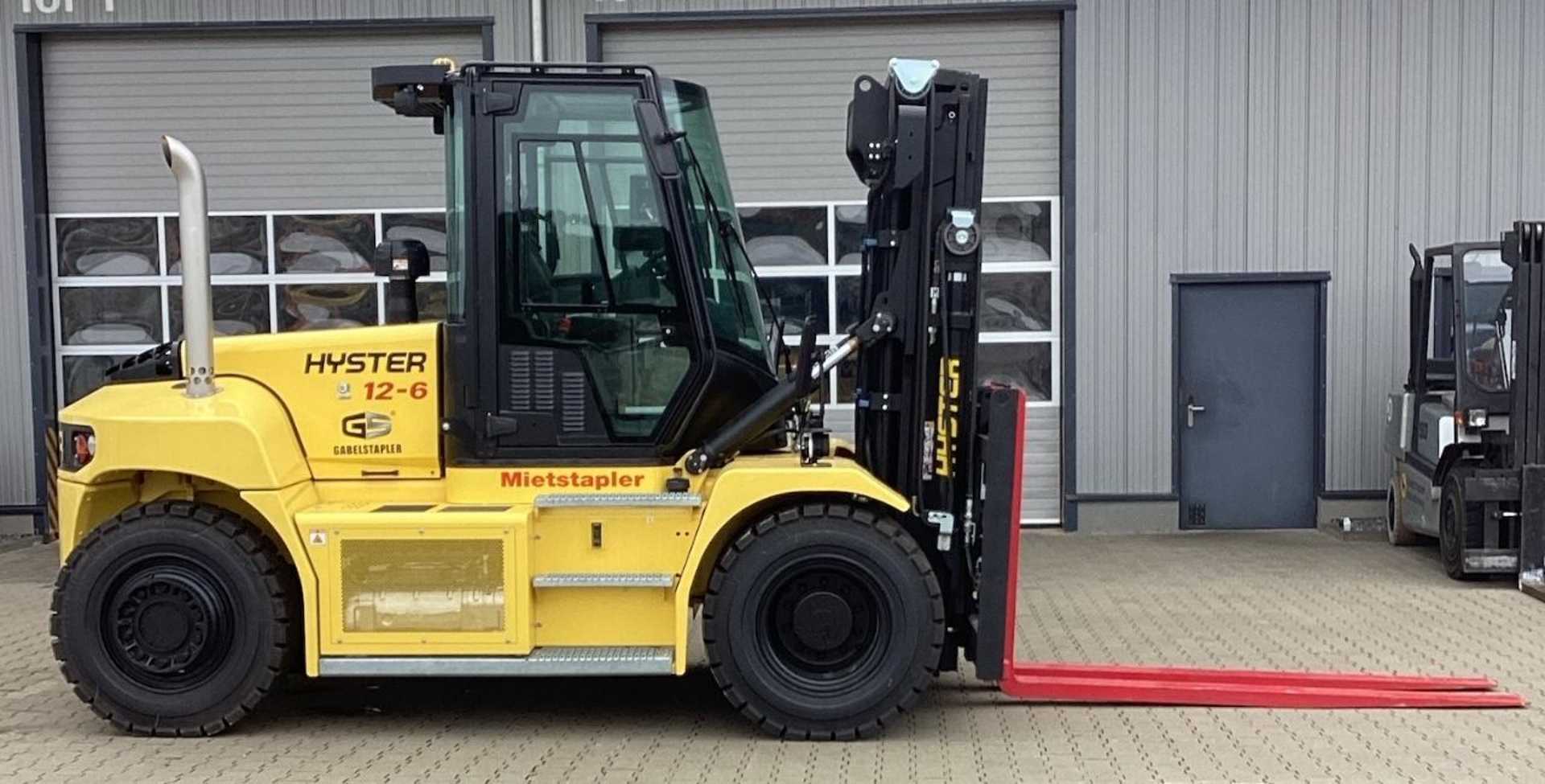 Used Forklift Hyster H12XD6 4 riteņu dakšu iekrāvējs (Image 9) Used Forklift Hyster H12XD6 4 riteņu dakšu iekrāvējs (Image 9)