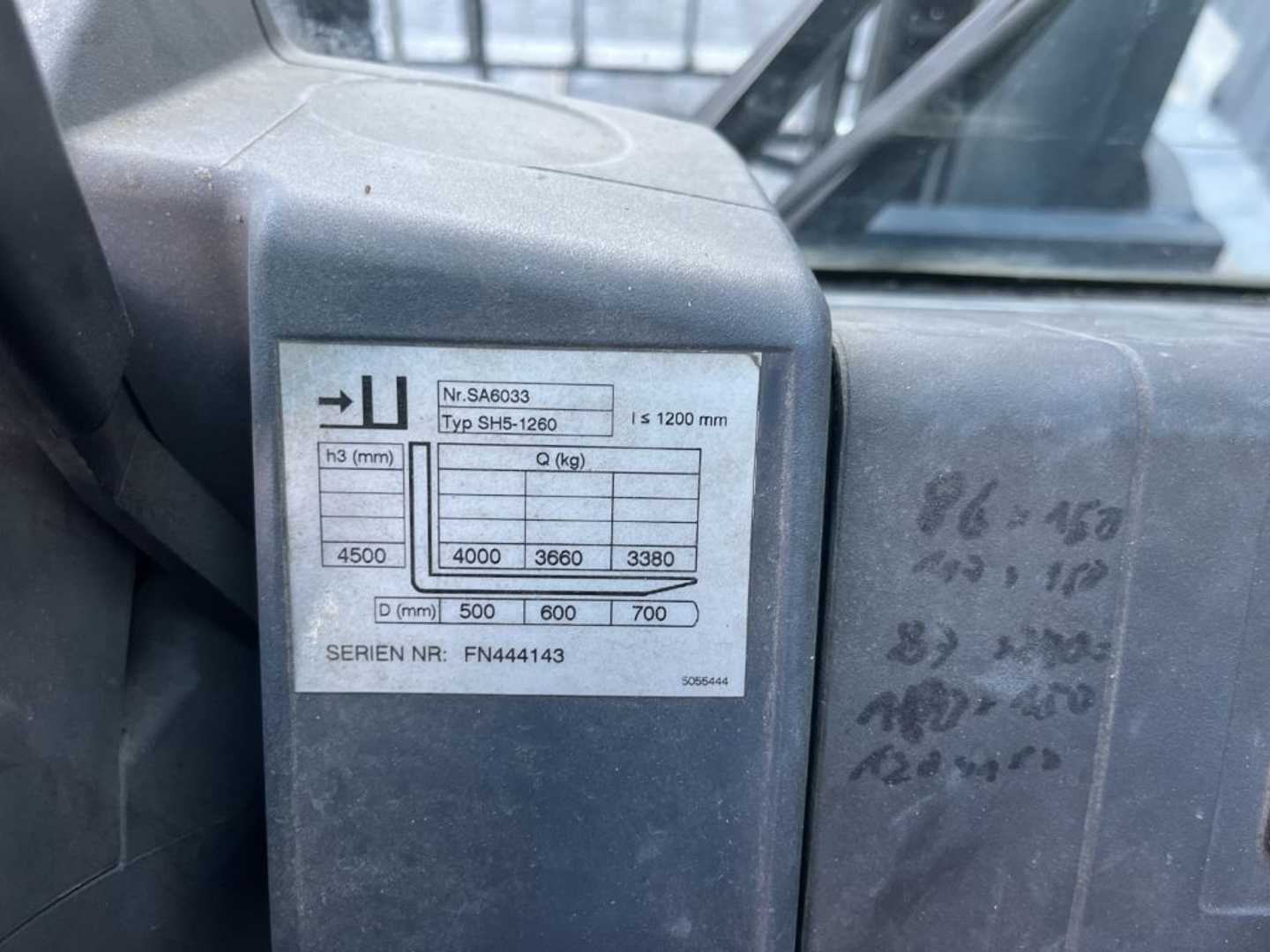 Used Forklift Jungheinrich DFG540s 4 riteņu dakšu iekrāvējs (Image 5)