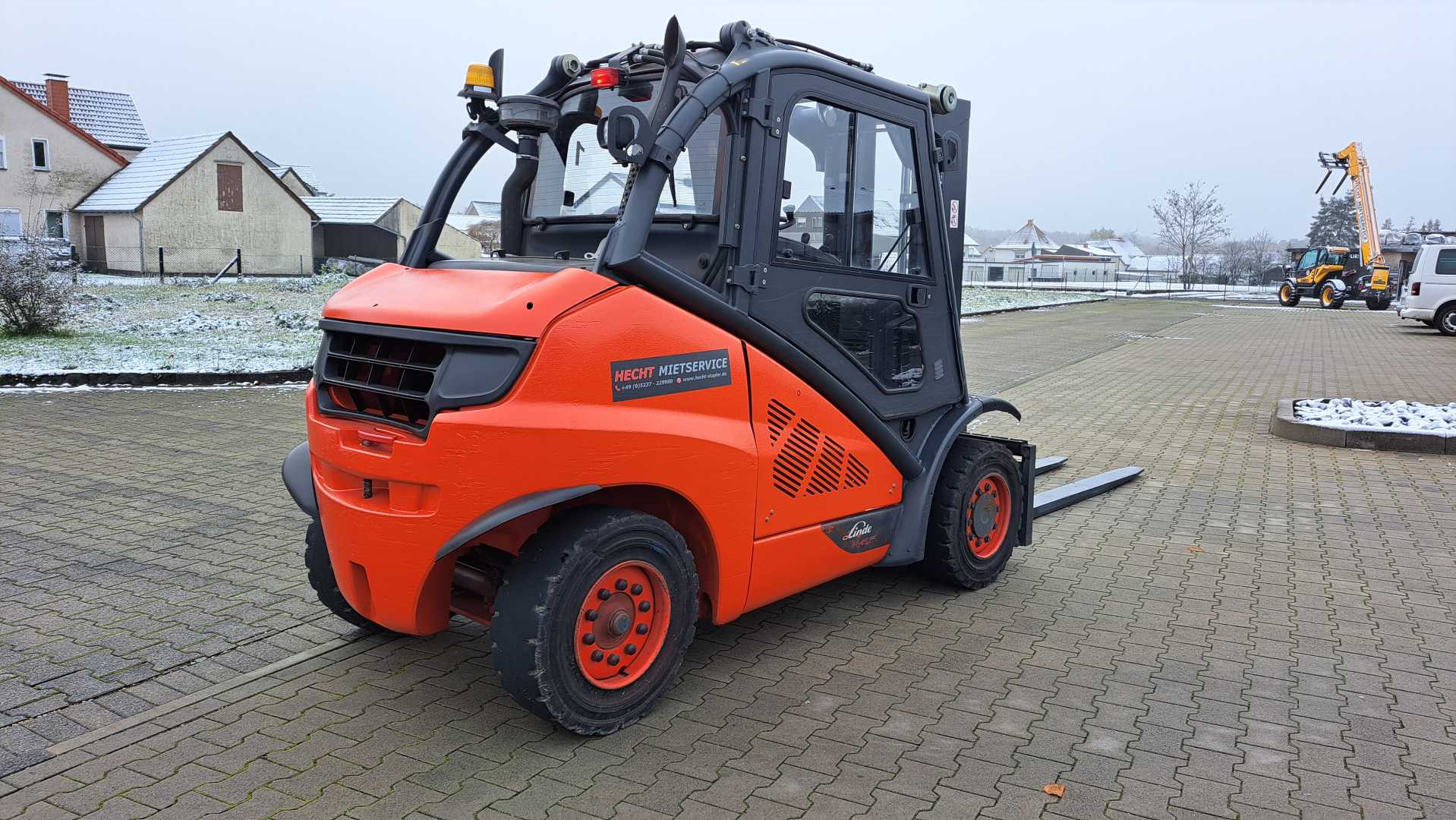 Used Forklift Linde H45D-02 Container 4 riteņu dakšu iekrāvējs (Image 5)