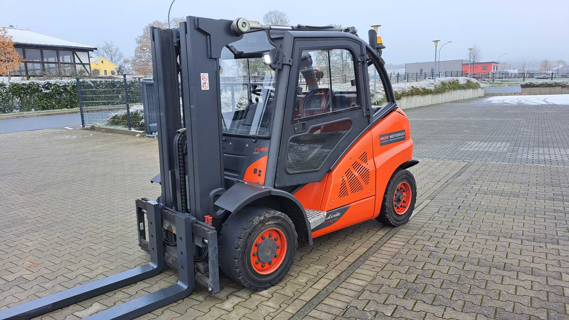 Used Forklift Linde H45D-02 Container 4 riteņu dakšu iekrāvējs (Image 9)