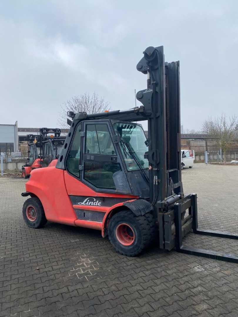 Used Forklift Linde H 80 D-01/1100 4 riteņu dakšu iekrāvējs (Image 5) Used Forklift Linde H 80 D-01/1100 4 riteņu dakšu iekrāvējs (Image 5)