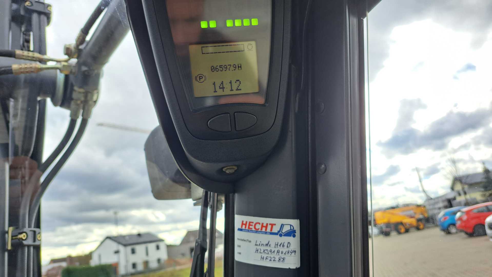 Used Forklift Linde H16D 4 riteņu dakšu iekrāvējs (Image 12)