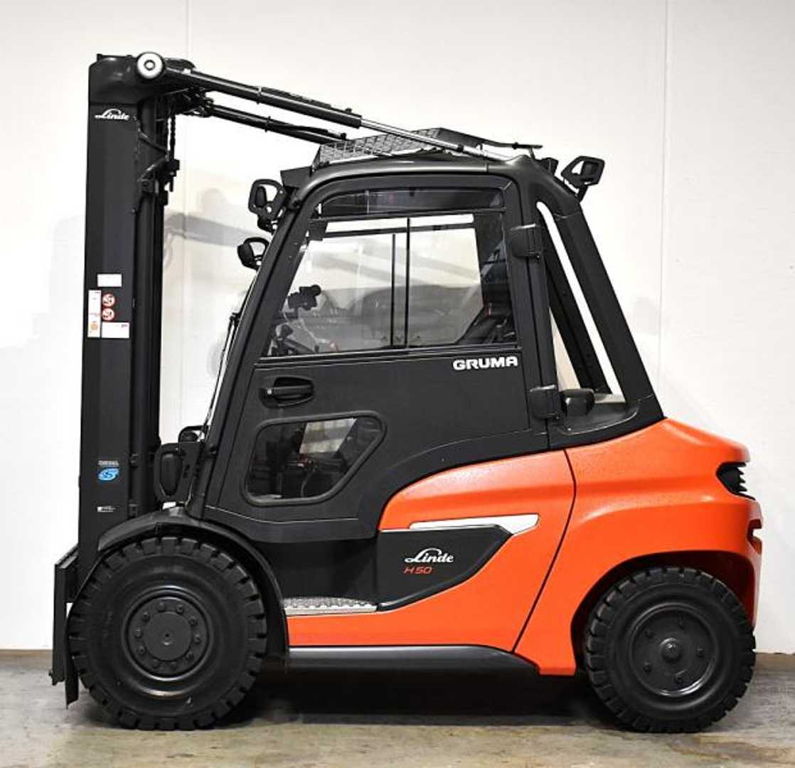 Used Forklift Linde H 50 D/600 1204-01 4 riteņu dakšu iekrāvējs (Image 5)