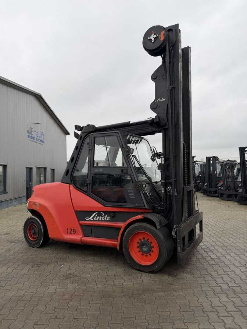 Used Forklift Linde H80D-02/1100 4 riteņu dakšu iekrāvējs (Image 3) Used Forklift Linde H80D-02/1100 4 riteņu dakšu iekrāvējs (Image 3)
