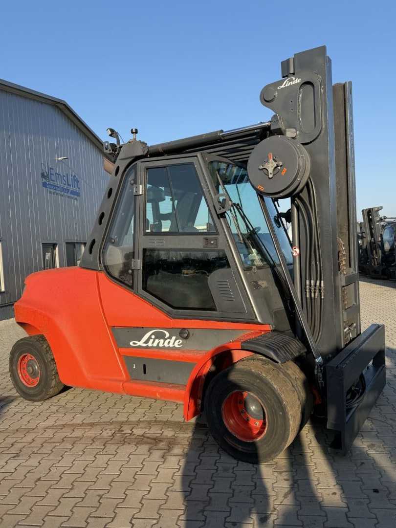 Used Forklift Linde H80D-01/1100 4 riteņu dakšu iekrāvējs (Image 3) Used Forklift Linde H80D-01/1100 4 riteņu dakšu iekrāvējs (Image 3)