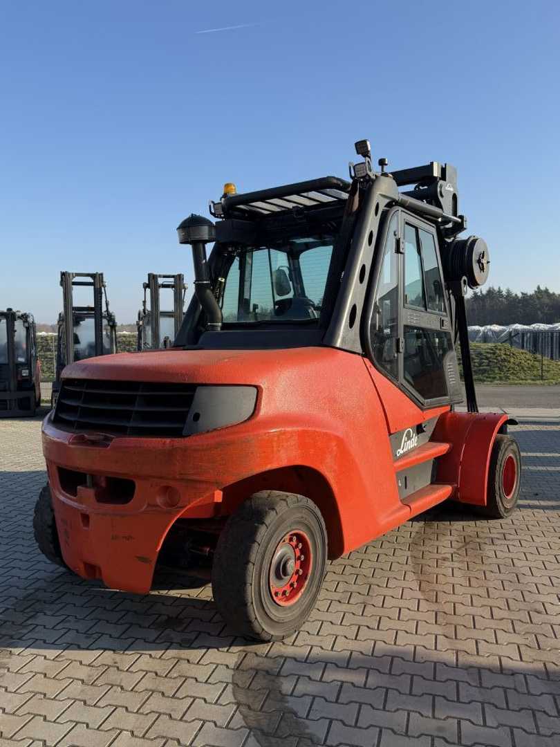 Used Forklift Linde H80D-01/1100 4 riteņu dakšu iekrāvējs (Image 4) Used Forklift Linde H80D-01/1100 4 riteņu dakšu iekrāvējs (Image 4)