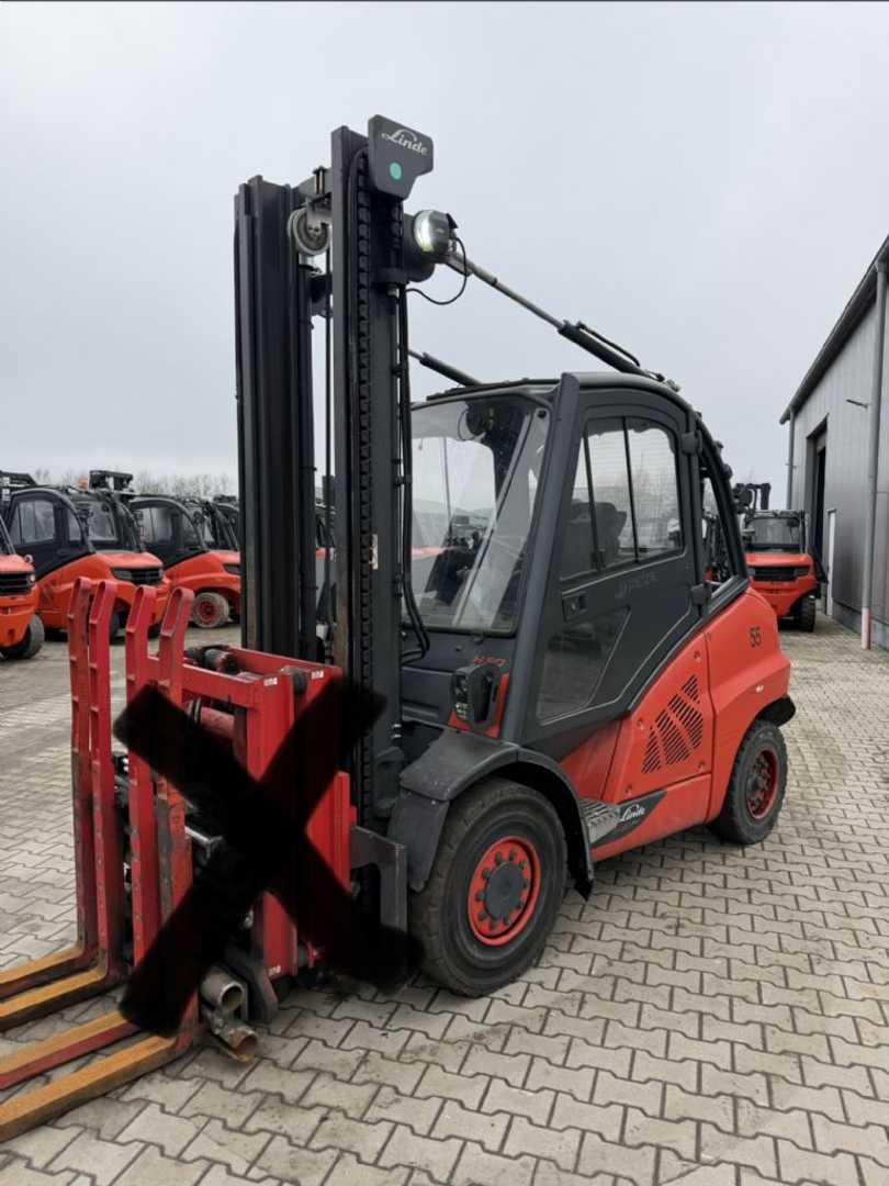 Used Forklift Linde H50D-02/600 4 riteņu dakšu iekrāvējs (Image 1) Used Forklift Linde H50D-02/600 4 riteņu dakšu iekrāvējs (Image 1)