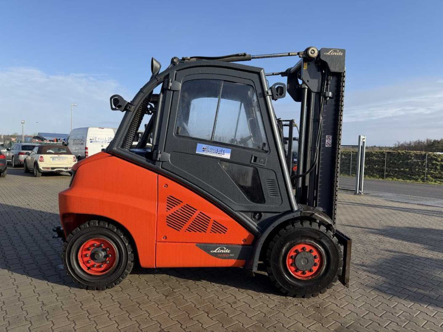Used Forklift Linde H50D-02/600 4 riteņu dakšu iekrāvējs (Image 10) Used Forklift Linde H50D-02/600 4 riteņu dakšu iekrāvējs (Image 10)