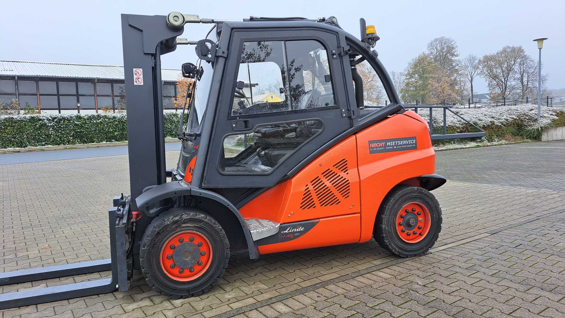 Used Forklift Linde H45D-02 Container 4 riteņu dakšu iekrāvējs (Image 16)