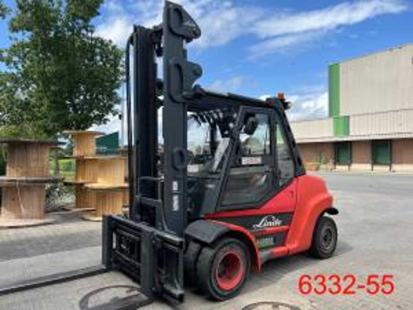 Used Forklift Linde H 80 D 02 900 4 riteņu dakšu iekrāvējs (Image 1) Used Forklift Linde H 80 D 02 900 4 riteņu dakšu iekrāvējs (Image 1)