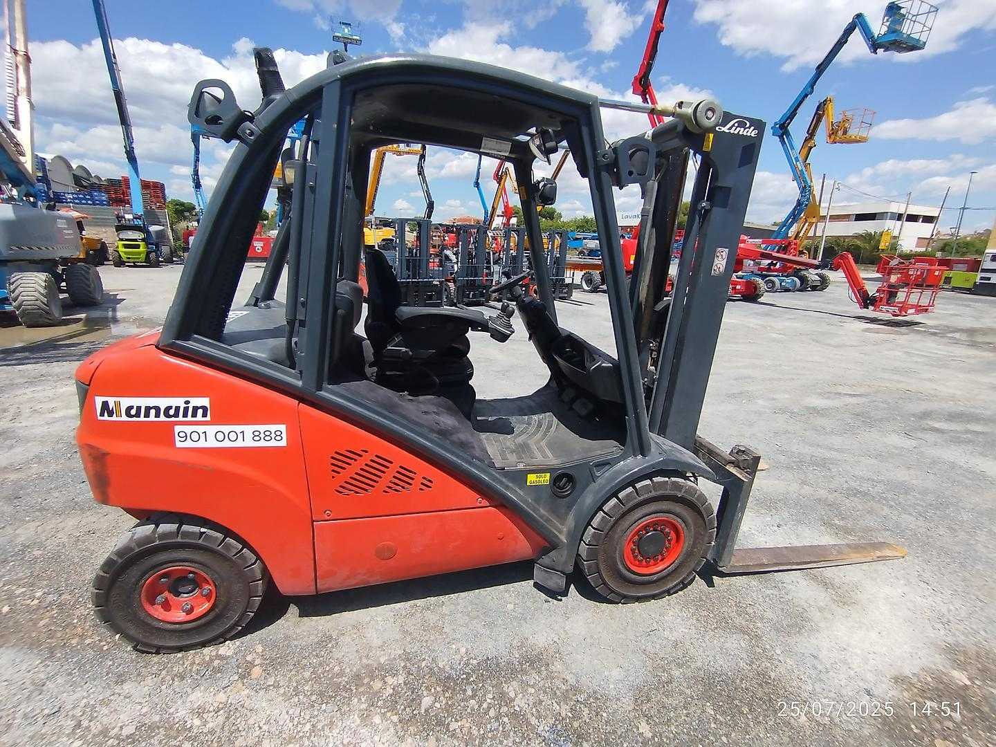 Used Forklift Linde H 35 D-01 4 riteņu dakšu iekrāvējs (Image 6) Used Forklift Linde H 35 D-01 4 riteņu dakšu iekrāvējs (Image 6)