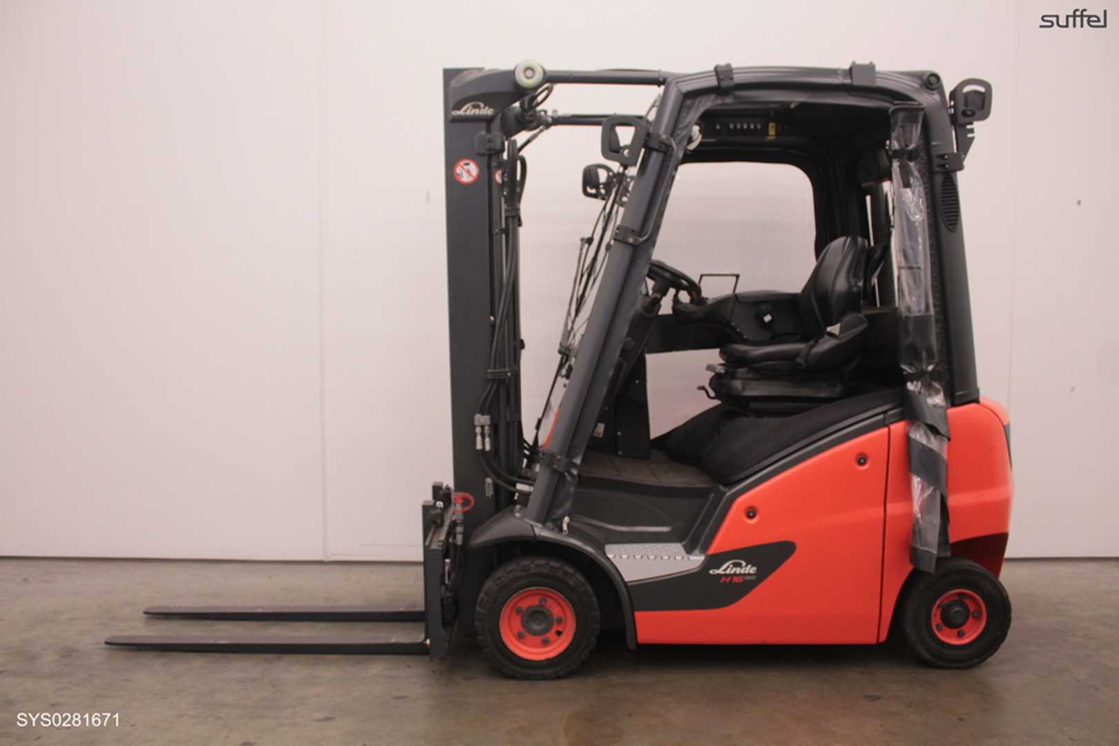 Used Forklift Linde H 16 D 4 riteņu dakšu iekrāvējs (Image 1)