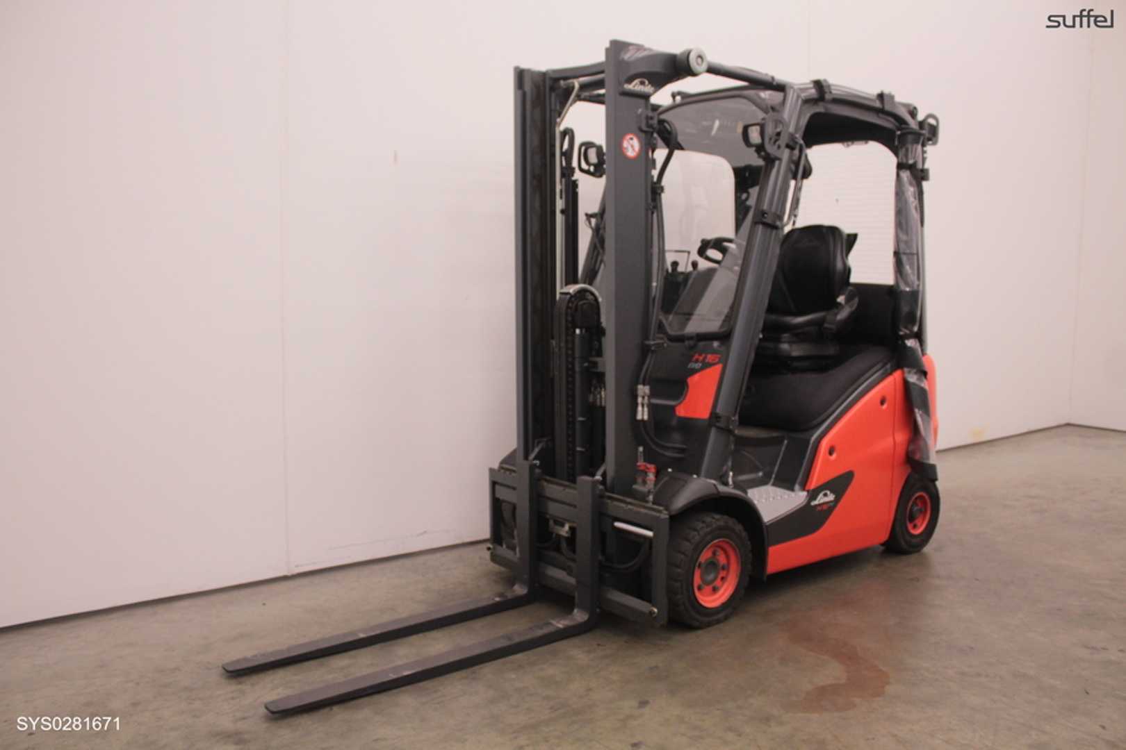 Used Forklift Linde H 16 D 4 riteņu dakšu iekrāvējs (Image 2)