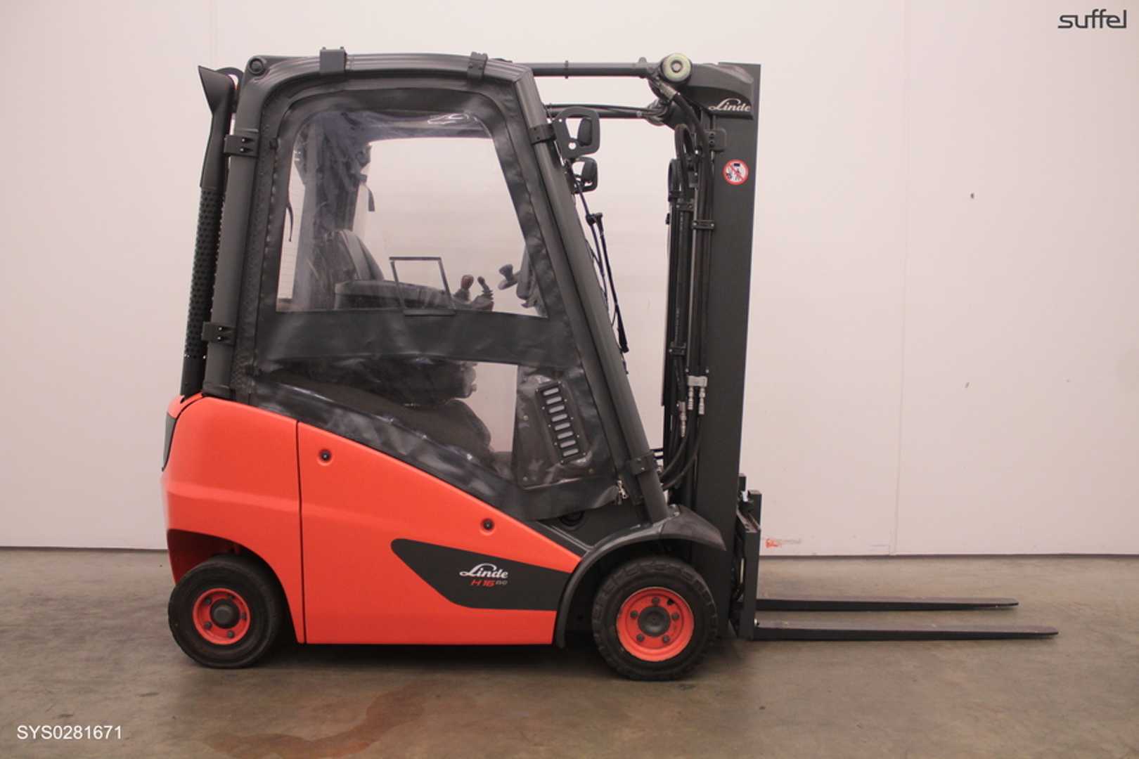 Used Forklift Linde H 16 D 4 riteņu dakšu iekrāvējs (Image 5)
