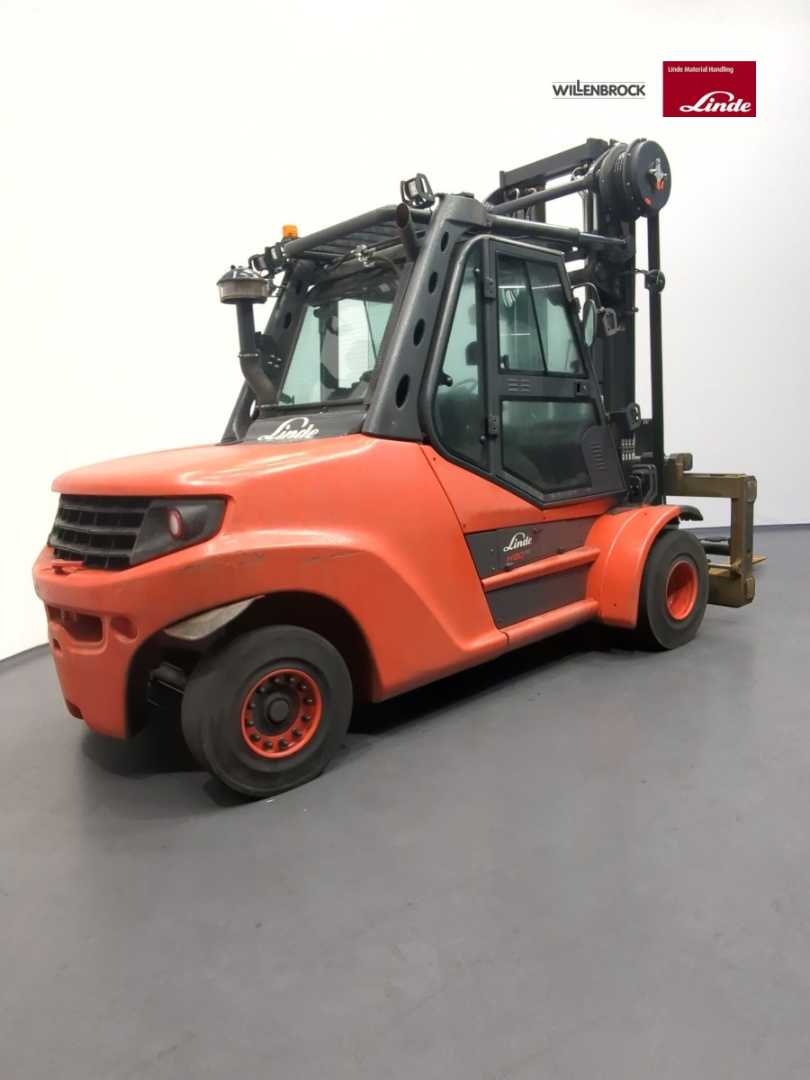 Used Forklift Linde H80/1100D-396-03 4 riteņu dakšu iekrāvējs (Image 2) Used Forklift Linde H80/1100D-396-03 4 riteņu dakšu iekrāvējs (Image 2)