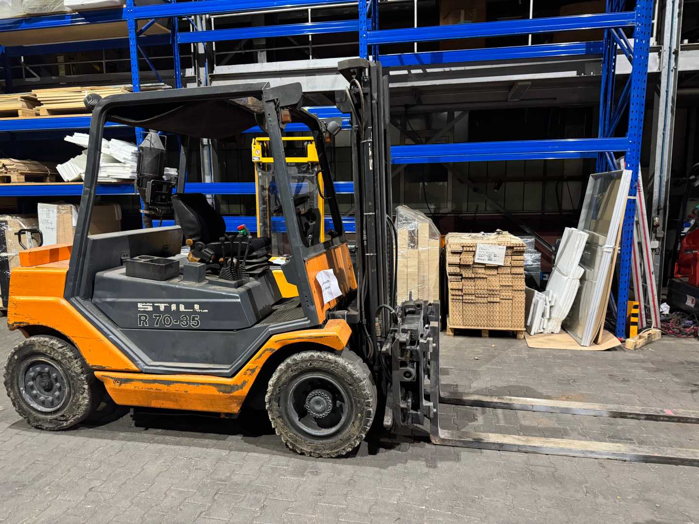 Used Forklift STILL R 70 - 35 Diesel 4 riteņu dakšu iekrāvējs (Image 3)