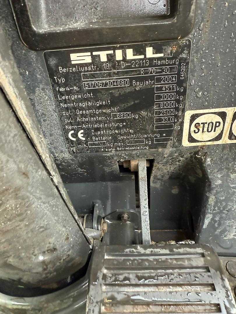 Used Forklift STILL R 70-30 I 4 riteņu dakšu iekrāvējs (Image 4)