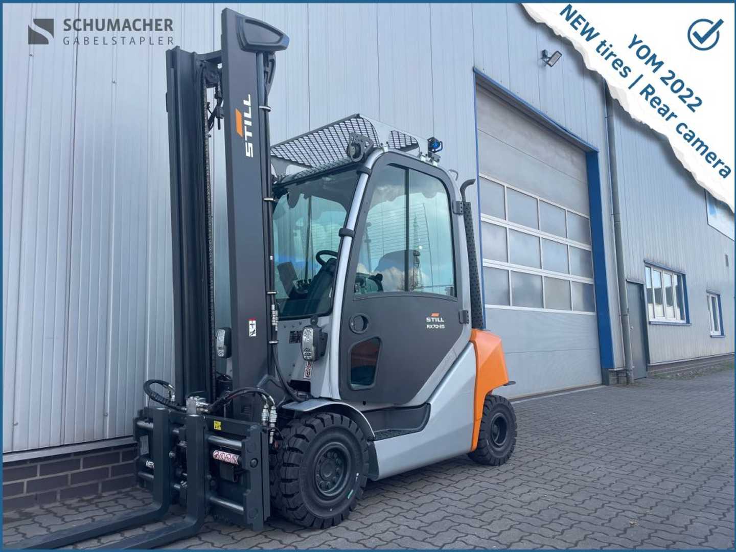 Used Forklift STILL RX70-25 | YOM 2022 | NEW TIRES | CAMERA 4 riteņu dakšu iekrāvējs (Image 1)