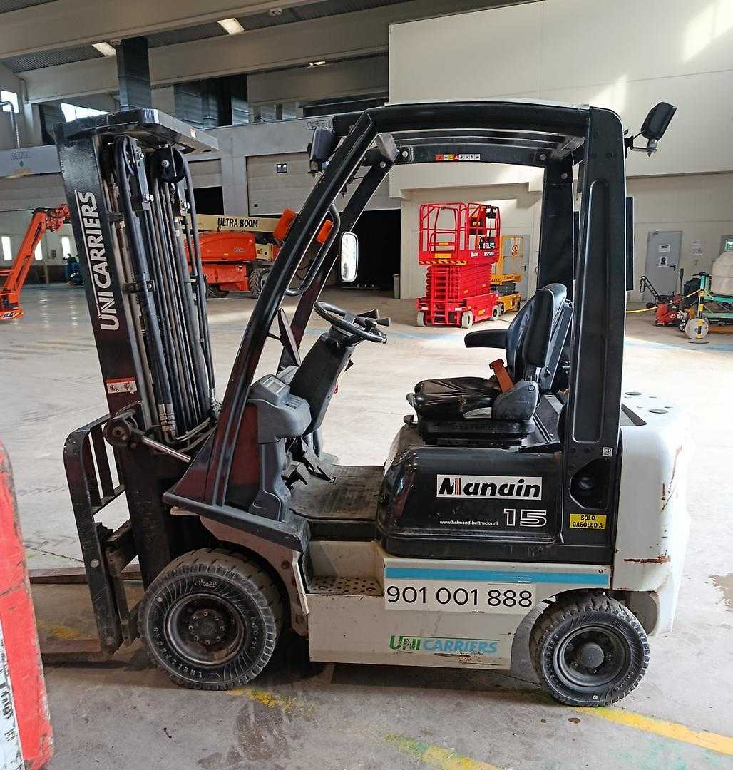 Used Forklift UniCarriers Y1D1A15Q 4 riteņu dakšu iekrāvējs (Image 1)