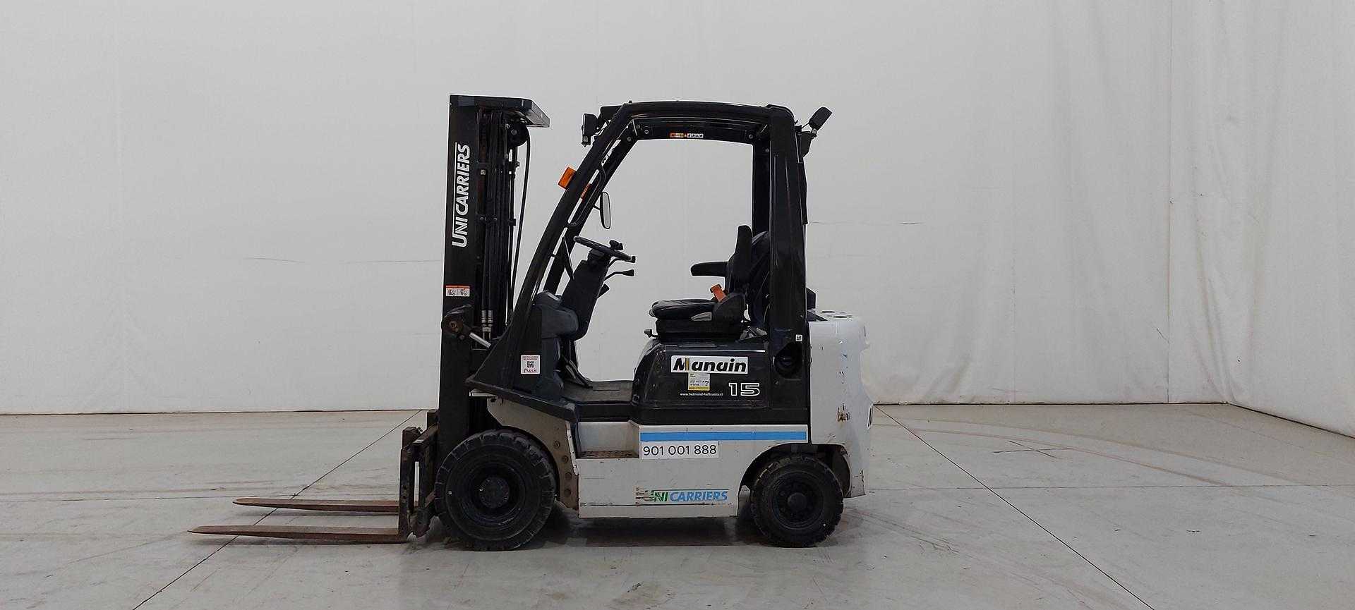 Used Forklift UniCarriers Y1D1A15Q 4 riteņu dakšu iekrāvējs (Image 13)