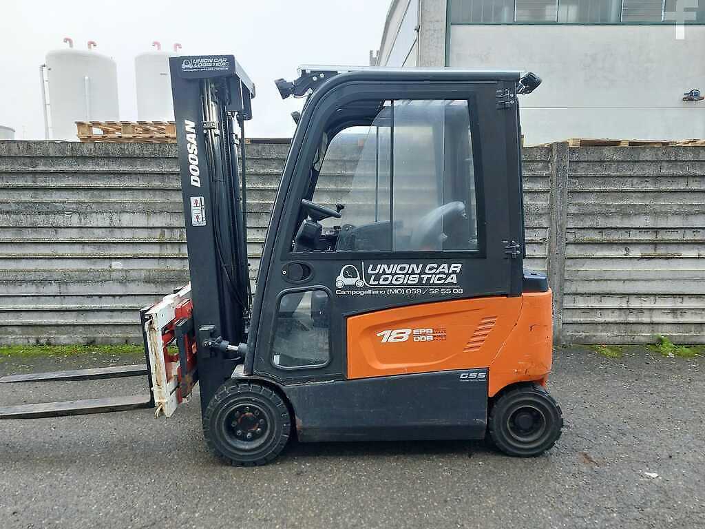 Used Forklift Doosan B18X-7 4 riteņu dakšu iekrāvējs (Image 1) Used Forklift Doosan B18X-7 4 riteņu dakšu iekrāvējs (Image 1)