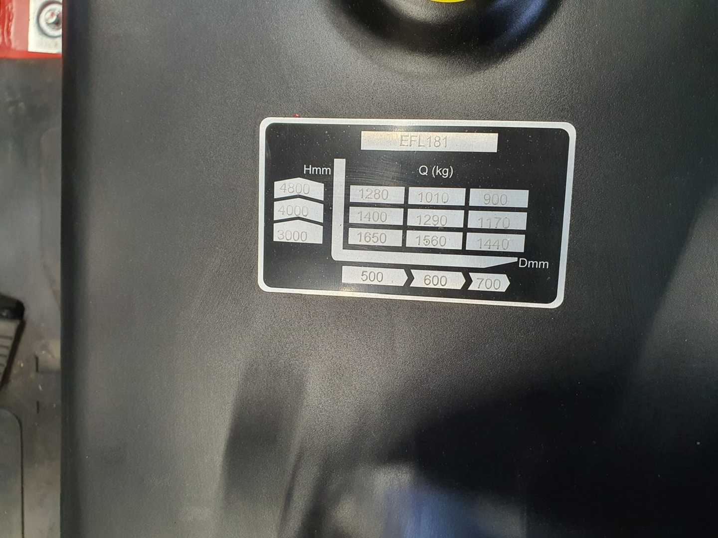 Used Forklift EP EFL181 4 riteņu dakšu iekrāvējs (Image 13)