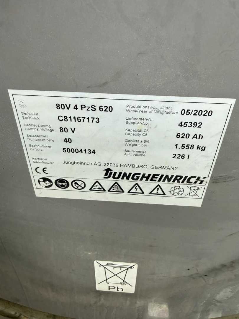 Used Forklift Jungheinrich EFG 430 / 1329 Std. / AKKU 81 % 4 riteņu dakšu iekrāvējs (Image 7) Used Forklift Jungheinrich EFG 430 / 1329 Std. / AKKU 81 % 4 riteņu dakšu iekrāvējs (Image 7)