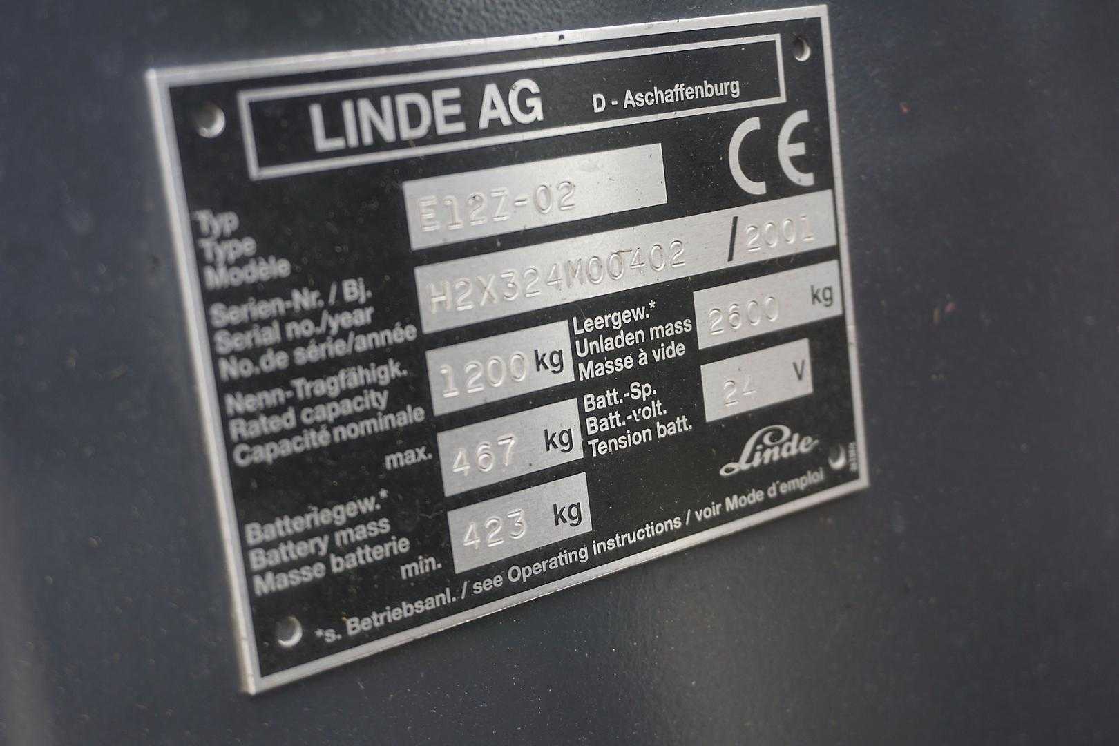 Used Forklift Linde E 12Z-02 - Triplex 4 riteņu dakšu iekrāvējs (Image 3) Used Forklift Linde E 12Z-02 - Triplex 4 riteņu dakšu iekrāvējs (Image 3)
