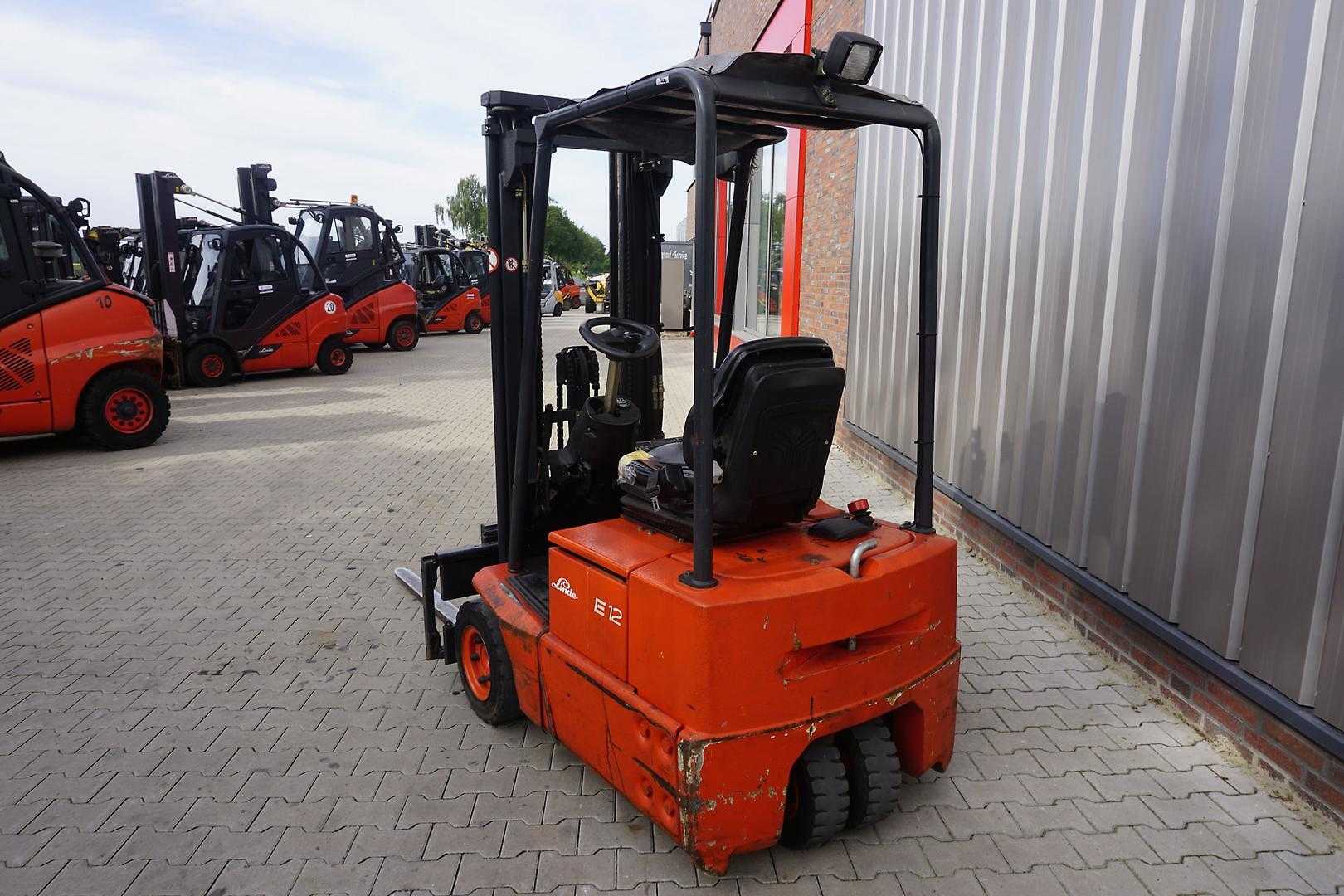 Used Forklift Linde E 12Z-02 - Triplex 4 riteņu dakšu iekrāvējs (Image 6) Used Forklift Linde E 12Z-02 - Triplex 4 riteņu dakšu iekrāvējs (Image 6)