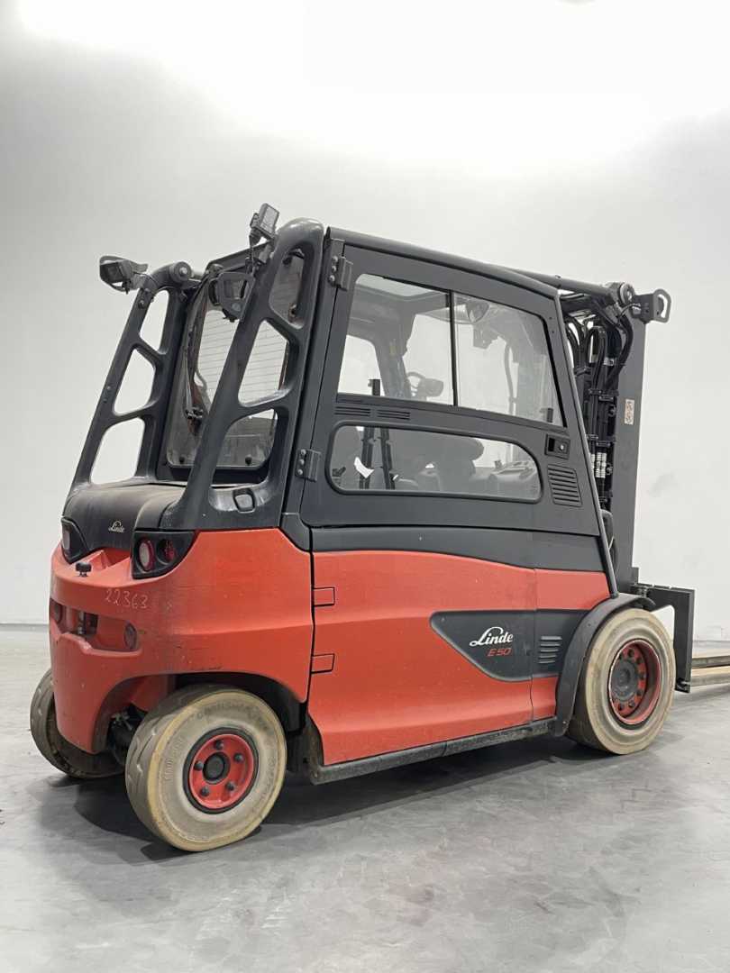 Used Forklift Linde E50L/600-388 4 riteņu dakšu iekrāvējs (Image 2) Used Forklift Linde E50L/600-388 4 riteņu dakšu iekrāvējs (Image 2)